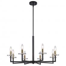  71878 BK-AG - Chandeliers Black/Antique Gold